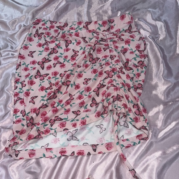 Two piece set butterflies and roses pink - Picture 3 of 5